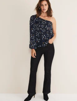 Zeba Star One Shoulder Blouse
