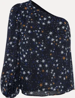 Zeba Star One Shoulder Blouse