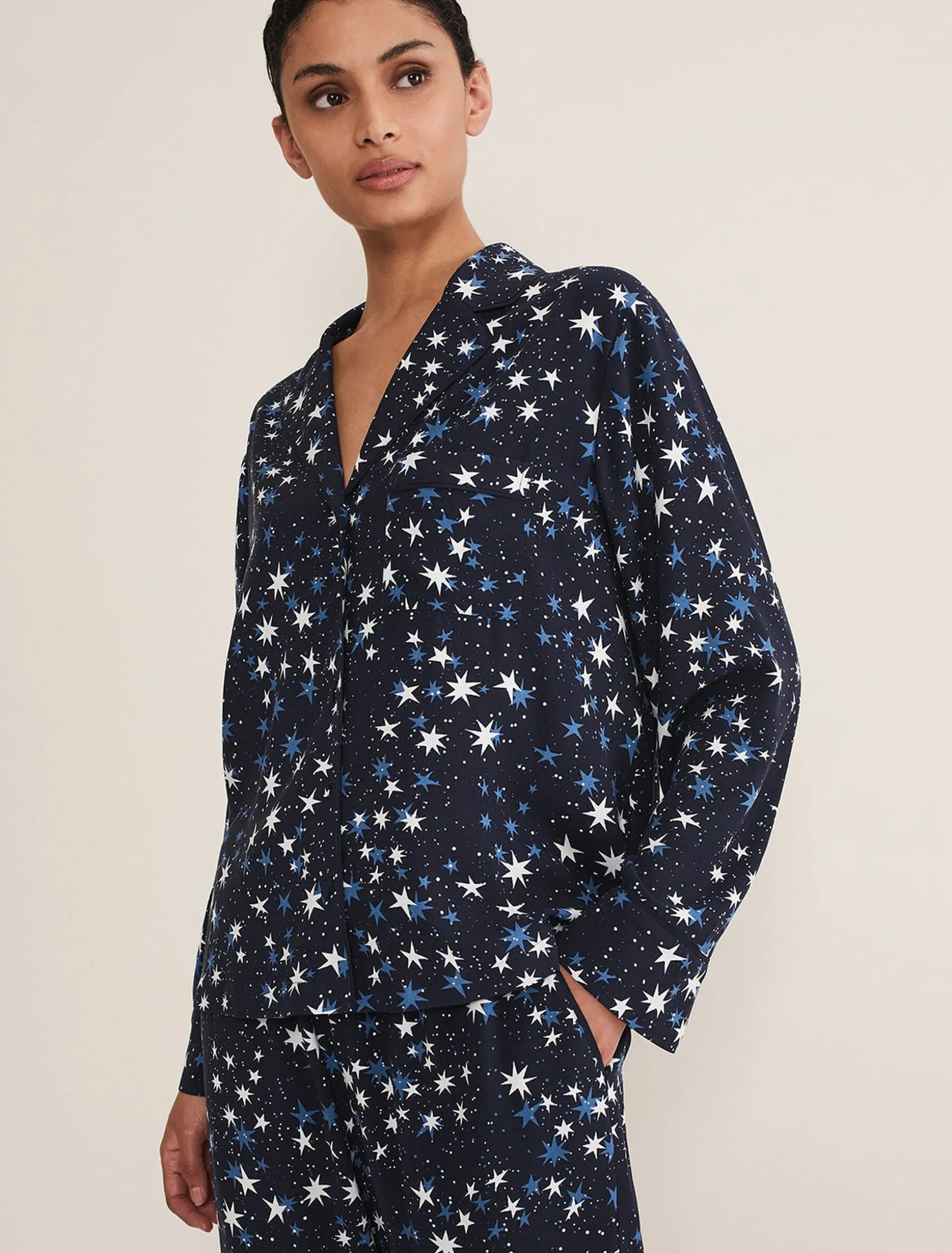 Zeba Star Print Pyjama Set