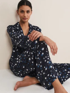 Zeba Star Print Pyjama Set