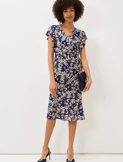 Zendaya Floral Jersey Dress