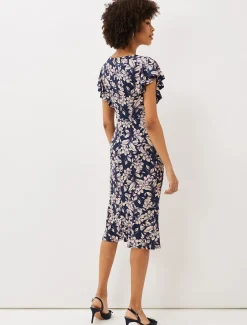 Zendaya Floral Jersey Dress