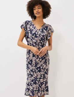Zendaya Floral Jersey Dress