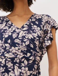 Zendaya Floral Jersey Dress