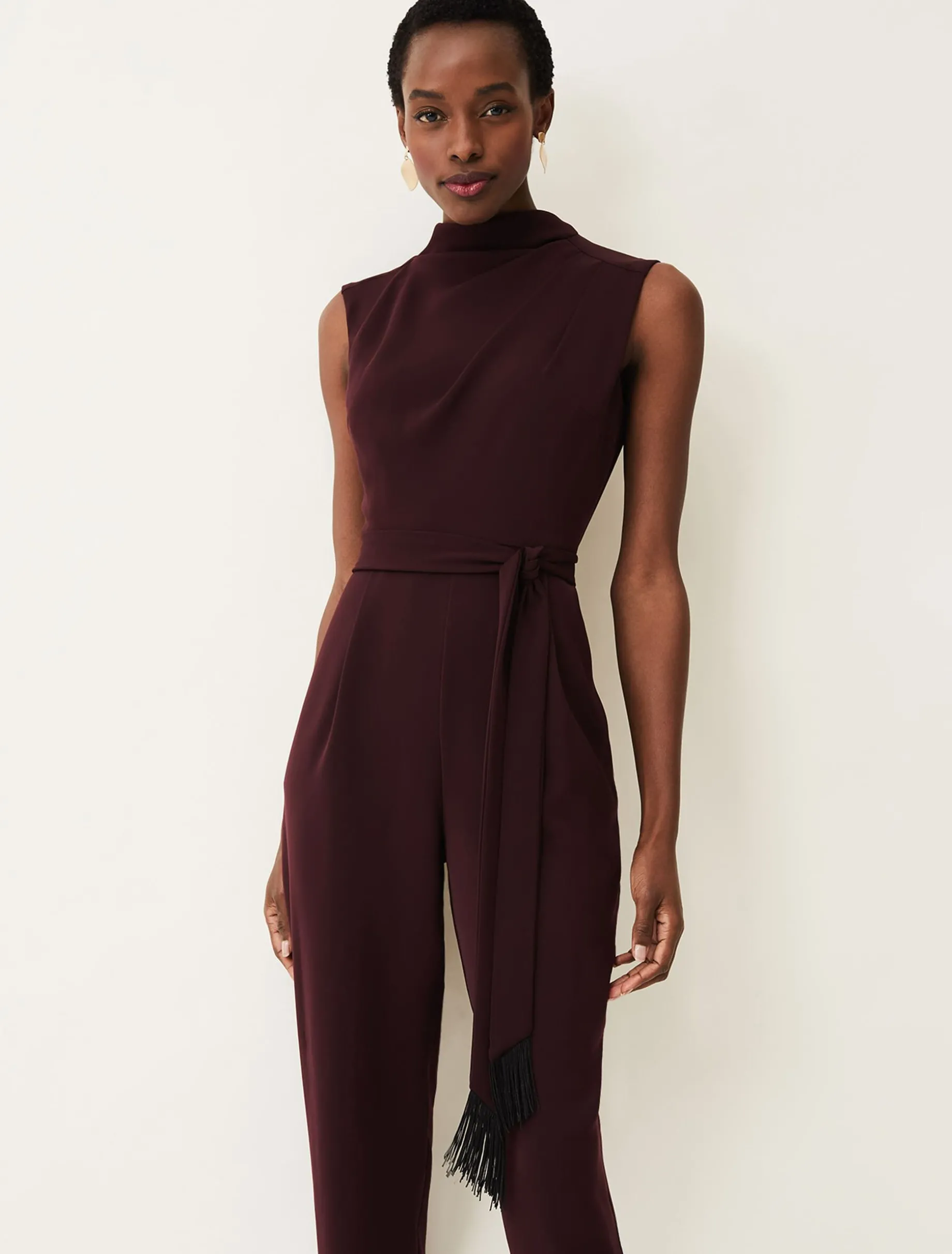 Zinnia Cowl Neck Jumpsuit