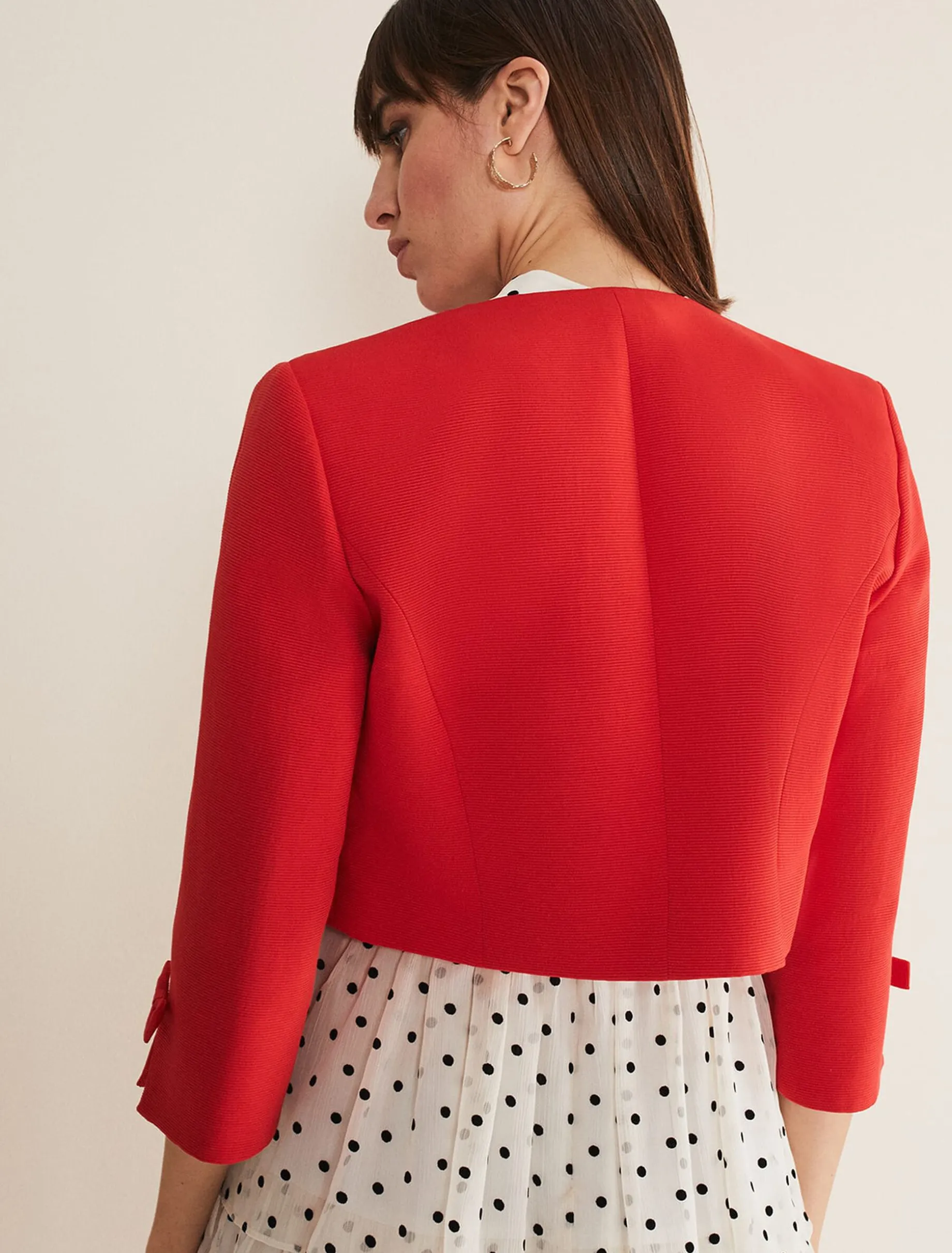 Zoele Bow Detail Jacket